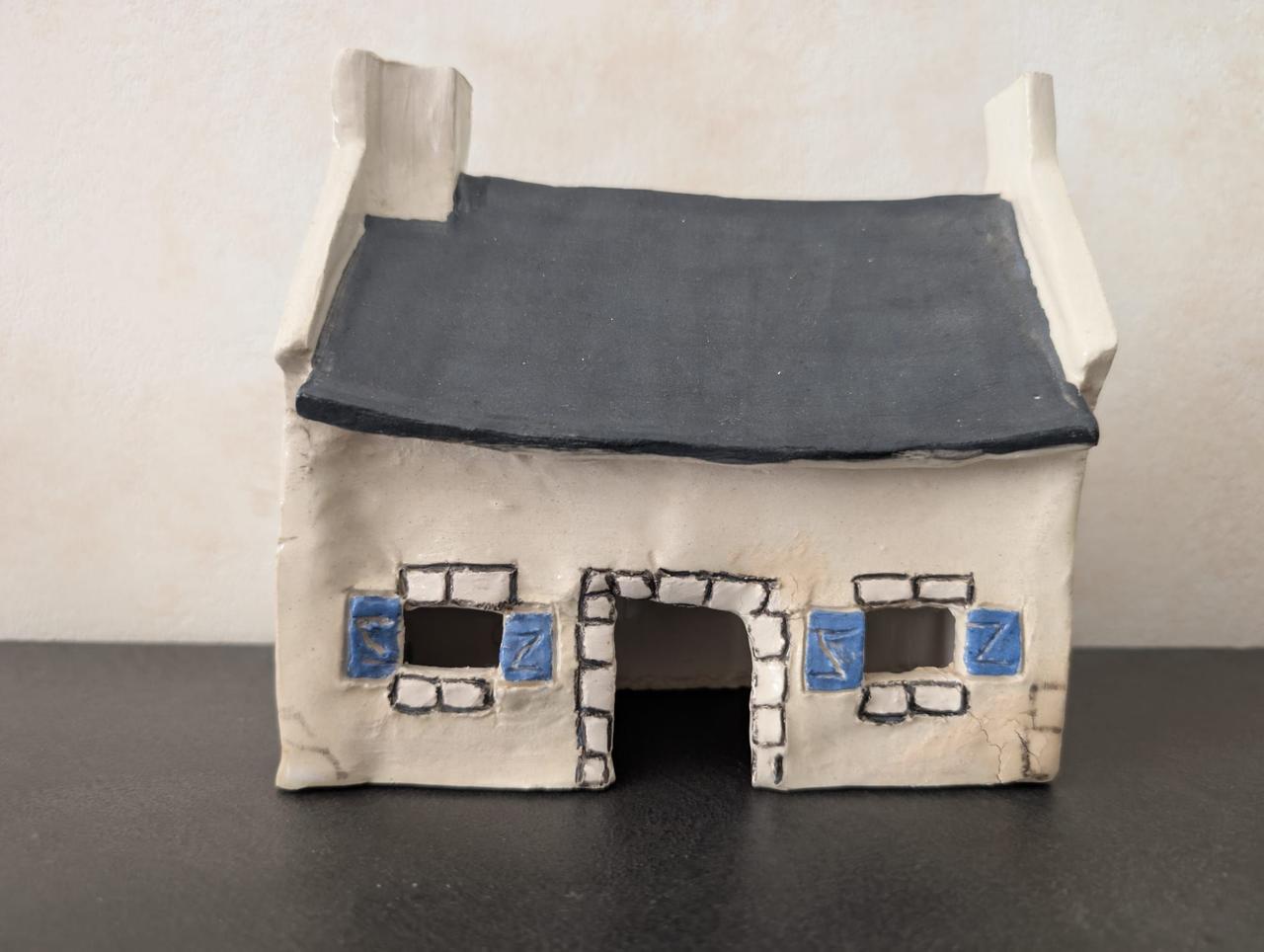 Maison réalisée en poterie